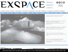 Tablet Screenshot of exspace.pl